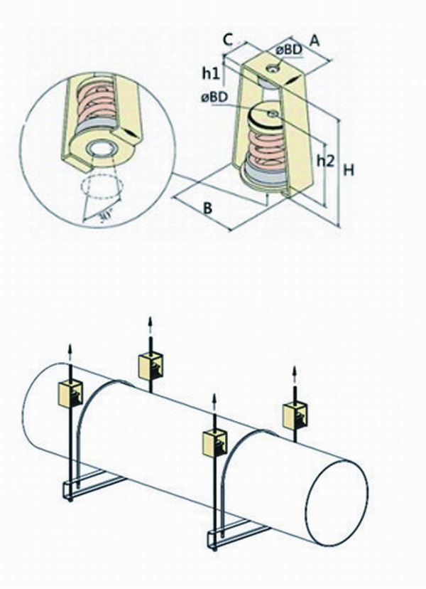 ZTY型彈簧吊式減震器