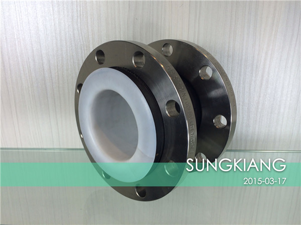 潔凈室機電工程PTFE內襯橡膠軟連接