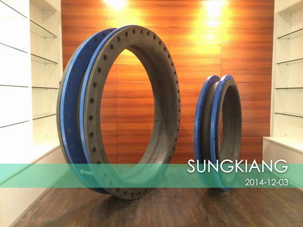 【照片】端面全密封可曲撓橡膠軟接頭 端面全密封可曲撓橡膠軟接頭