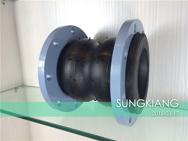 鍋爐給水泵配套橡膠軟連接 雙球橡膠接頭,上海雙球橡膠接頭,淞江雙球橡膠接頭