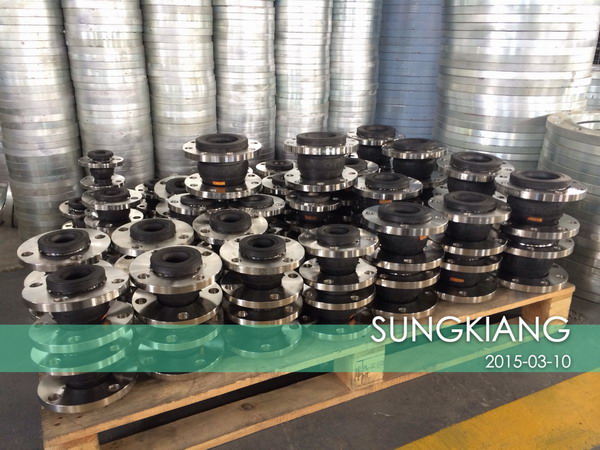 304法蘭橡膠接頭，不銹鋼法蘭橡膠接頭