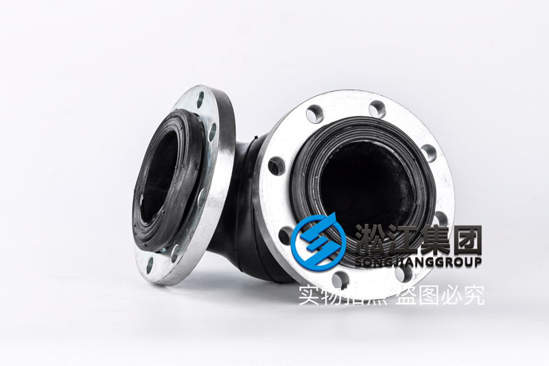 可曲撓橡膠90°彎頭,GB/T26121,DN100,長160MM,316法蘭式,EPD WGD型90度橡膠軟接頭產品圖